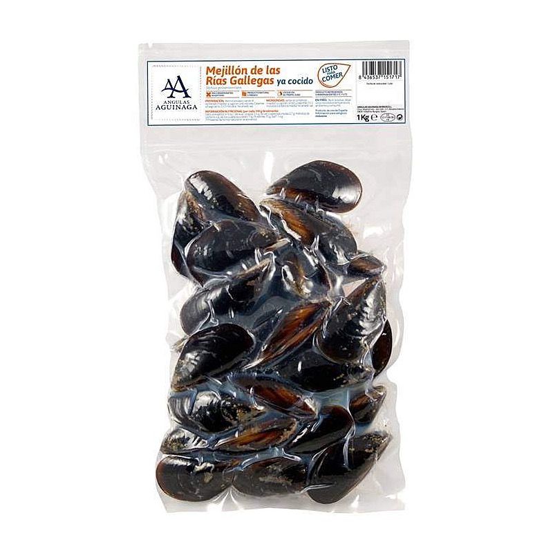 MEJILLÓN EN SU JUGO PASTEURIZADO 8/1Kg. (AGA) 2D