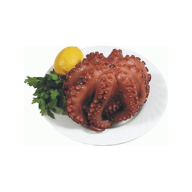 PULPO COCIDO ENTERO 700-1,200 g./pz.
