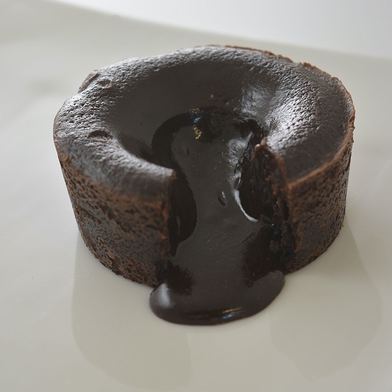 PASTEL INDIV. COULANT CHOCOLATE 27/110g.