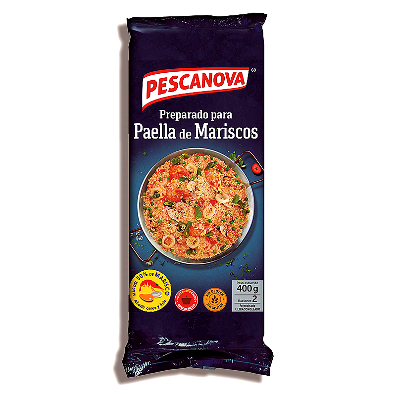 PREPARADO PAELLA MARISCOS 12/400g.  