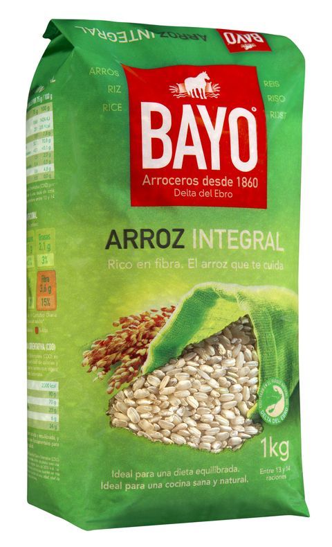 ARROZ INTEGRAL BOLSA 12/1Kg