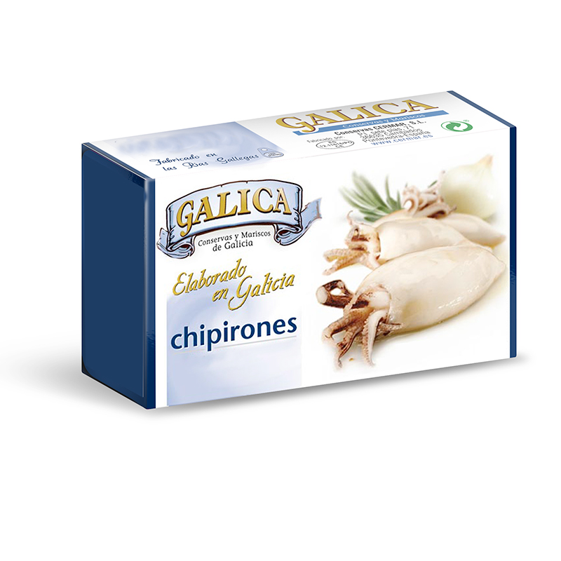 CALAMARES RELLENOS EN ACEITE OLIVA LATA(4/5)25u  OL-120