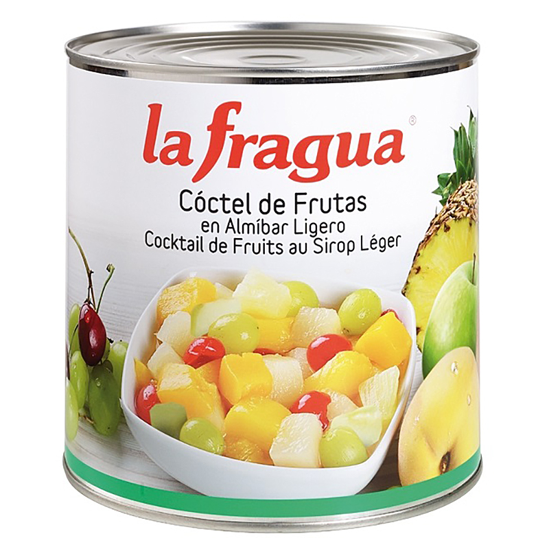 CÓCTEL 5 FRUITES EN ALMÍVAR LLEUGER LLAUNA 6/3Kg