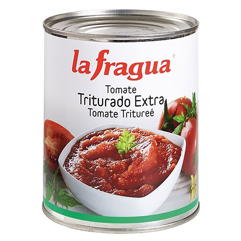 TOMÀQUET TRITURAT NATURAL EXTRA (5-7ºBRIX) LATA 12/1Kg