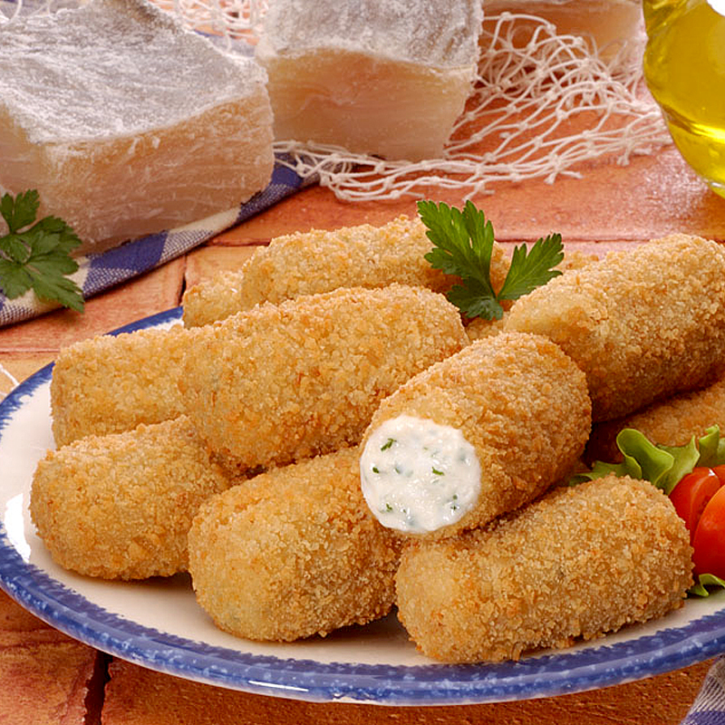 CROQUETA BACALLÀ (34g) 6/1Kg
