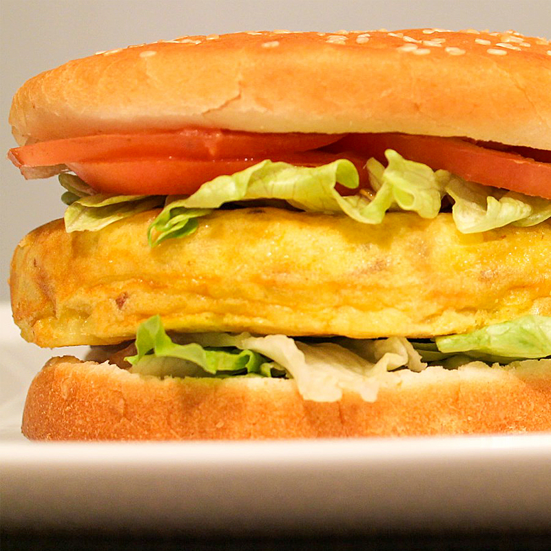 TRUITA PAT/CEB. BURGUER 95mm/dmtre. 20u/120g