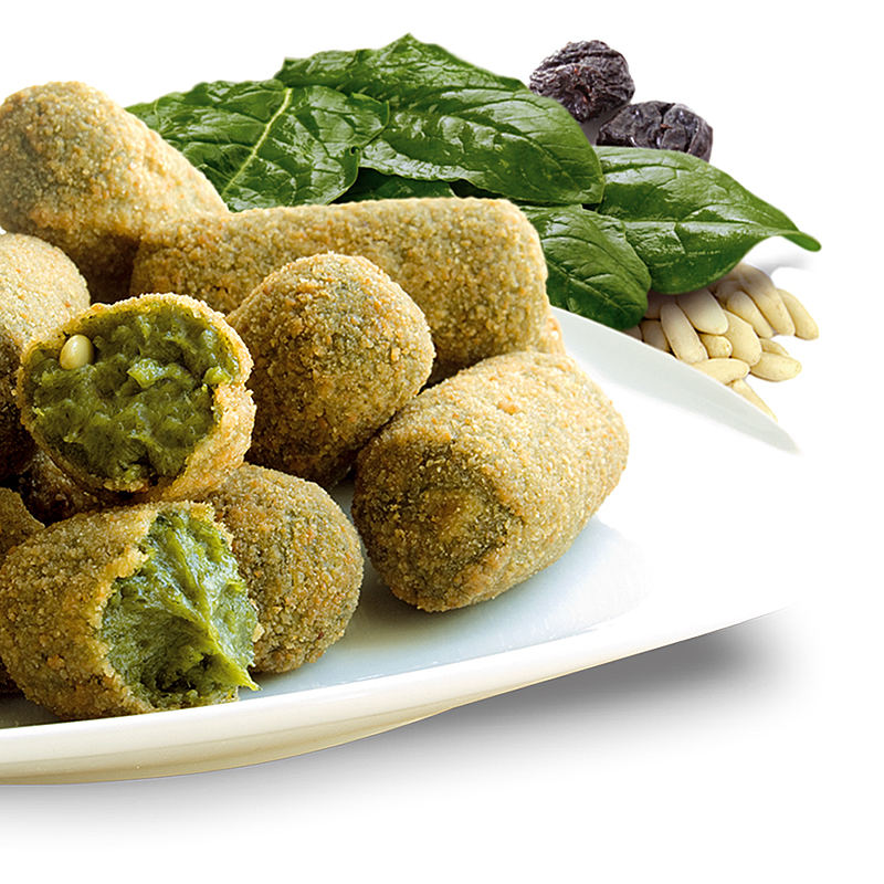 CROQUETA ESPINACA SELECCIÓN (35g) 4/1Kg