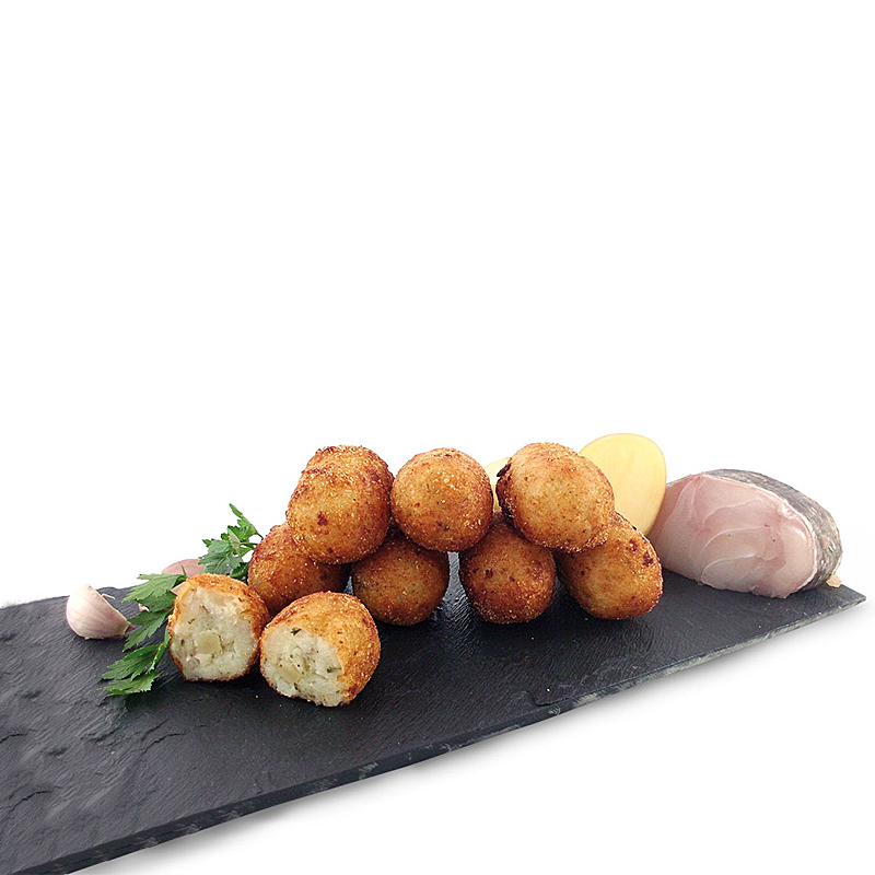 CROQUETA BACALLÀ BRANDADA (36g.) 3/1Kg. 