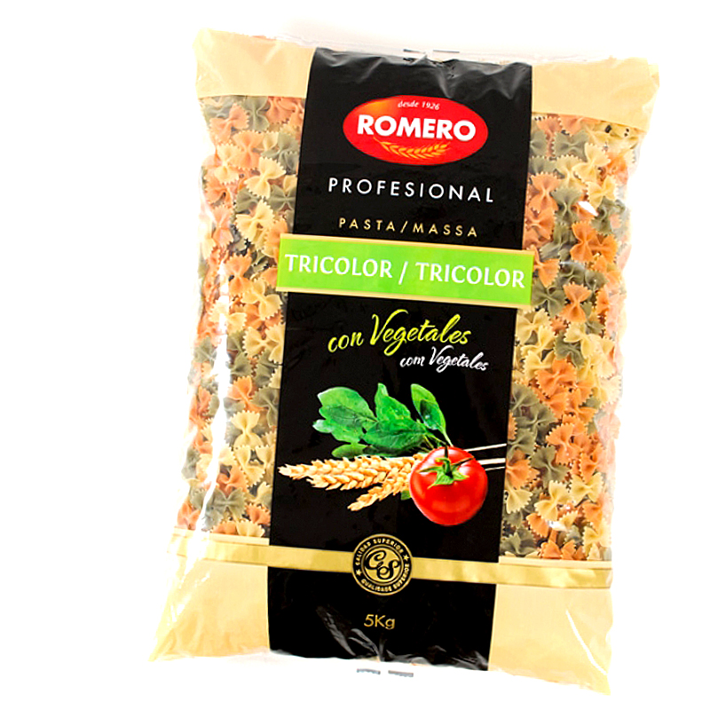 PASTA LLACETS AMB VEGETALS BOSSA 5Kg