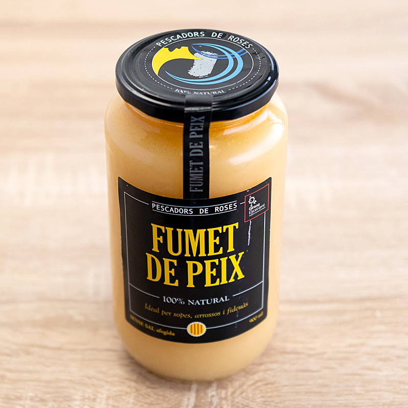 FUMET DE PEIX DE ROSES 100% NATURAL 900 ml (Brou de Peix)