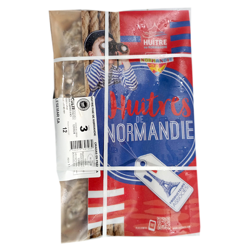 OSTRO HUITRE FINE FRANCES (12UN)