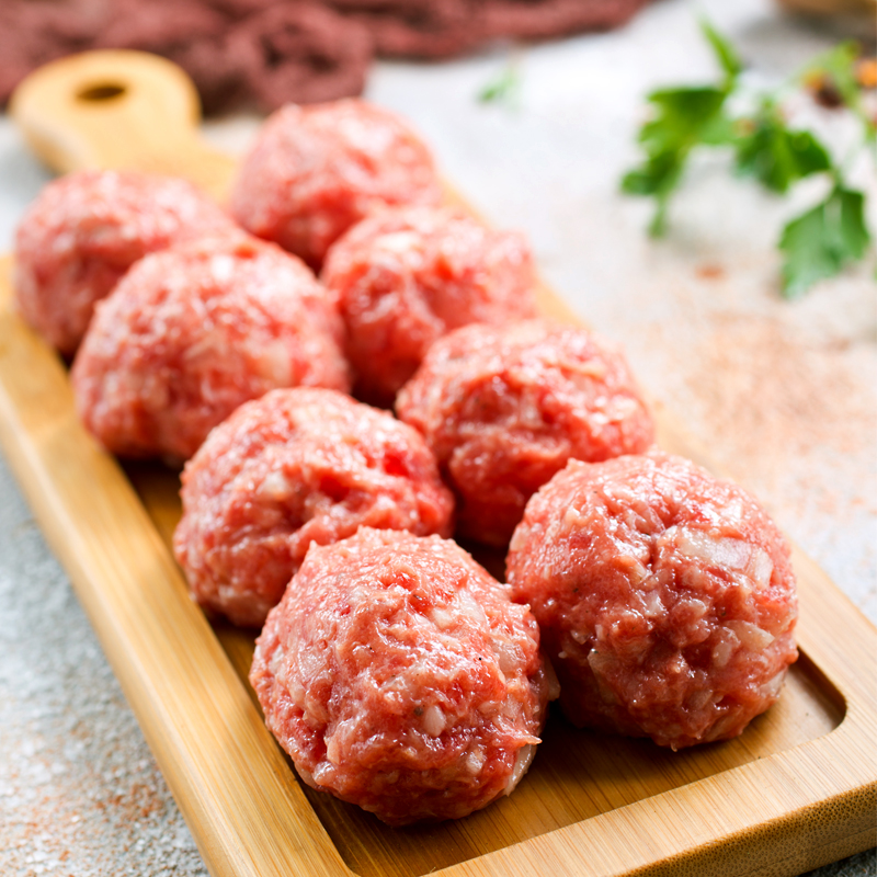 ALBÓNDIGA VACUNO (30g) PREP. CÁRN. IQF 2/2,5Kg