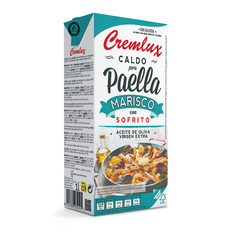 CALDO PER PAELLA 12/1L.