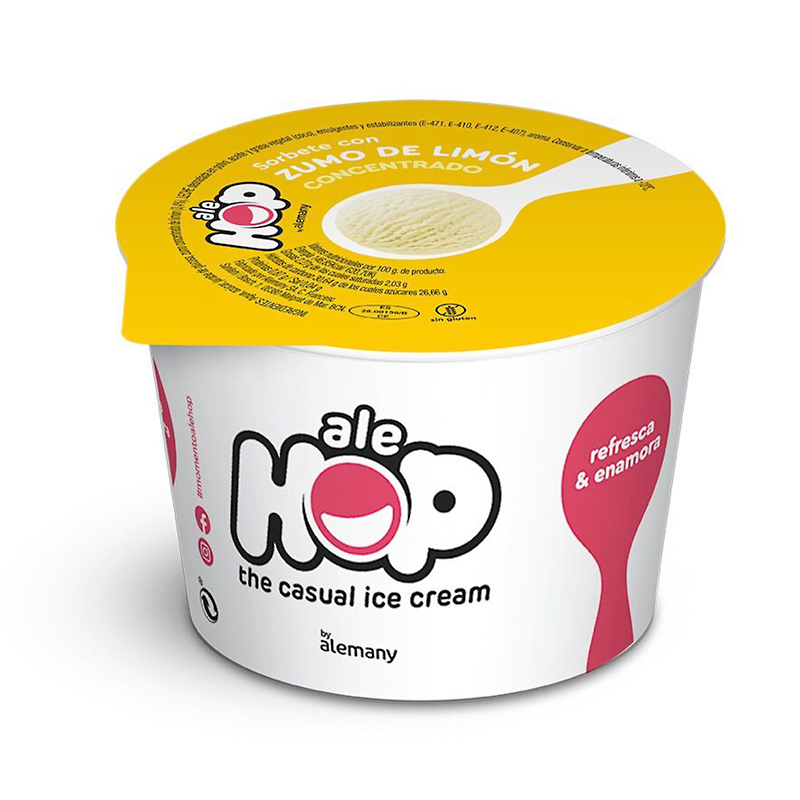 VASET SORBET LLIMONA S/G 72/75ml