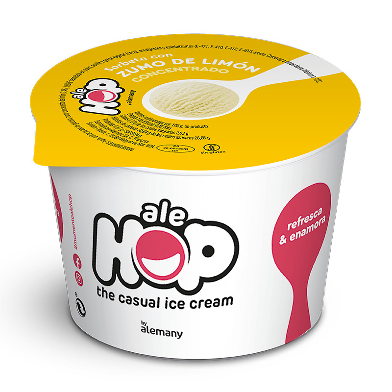 VASITO SORBETE DE LIMÓN S/G 54/125ml