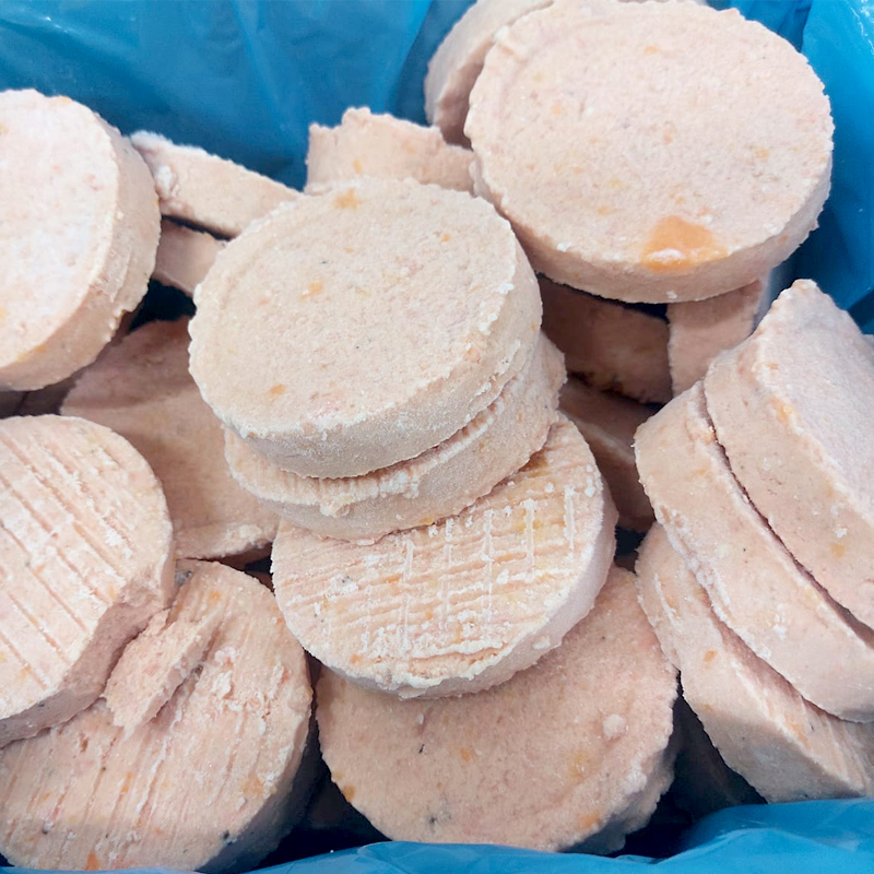 HAMBURGUESA SALMÓ  Y CARBASSA 80gr. C.4Kg