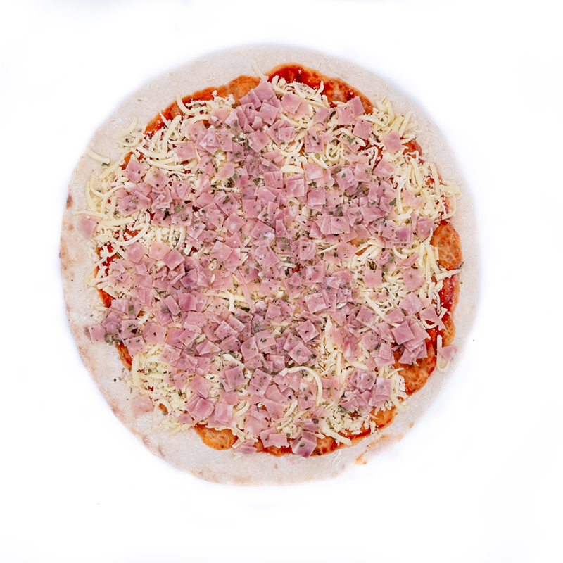 PIZZA JAMÓN/QUESO (28cm) 4/500gr