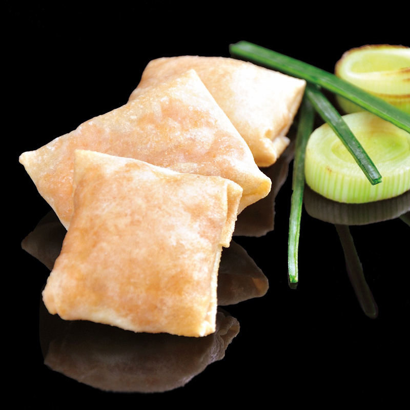 CRUJIENTE FILO RELLENO GAMBA ROJA (RAVIOLI) 5/(24x15gr)