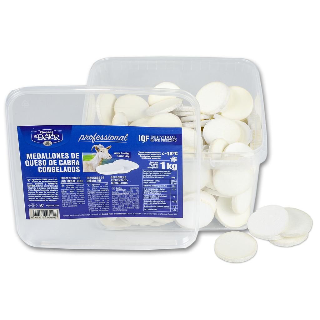 RUL·LO DE CABRA FRESC MEDALLÓ 44mm (6gr) IQF 4/1Kg