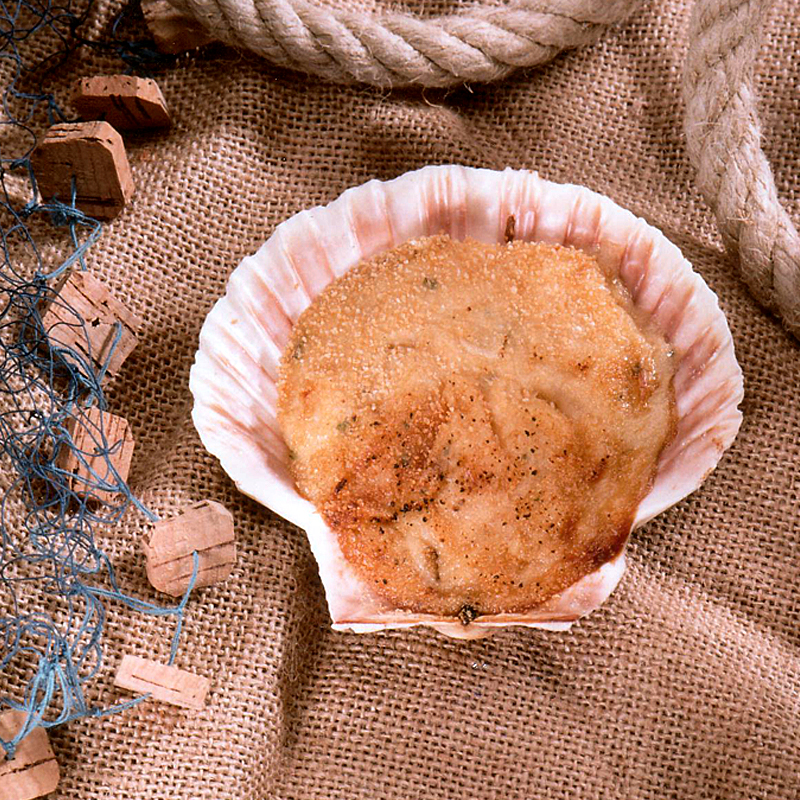 VIEIRA CARN GRATINADA 25% 90g. 20u.