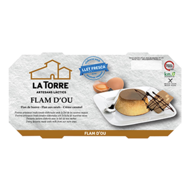 FLAN DE HUEVO DE PAYÉS 6/(PACK 2X125g)