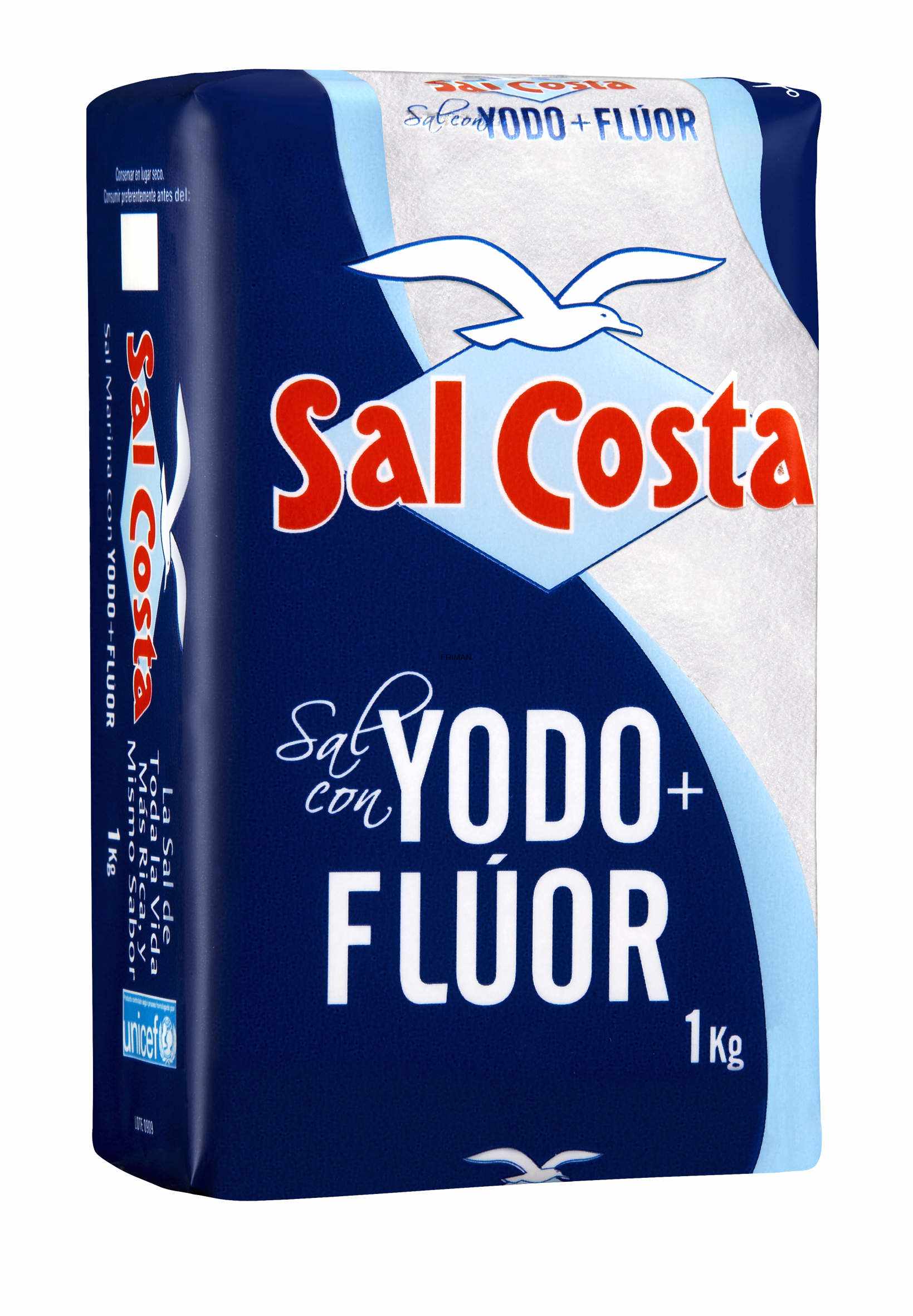 SAL COSTA YODO+FLÚOR 12/1Kg.