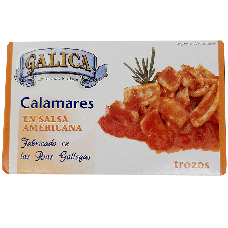 CALAMARS EN SALSA AMERICANA LLAUNA OL-120