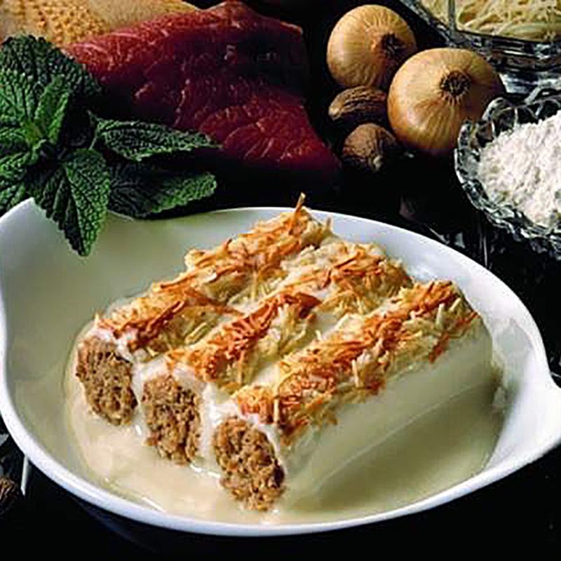 CANELONES CARNE CASEROS 1R 12/300g. 